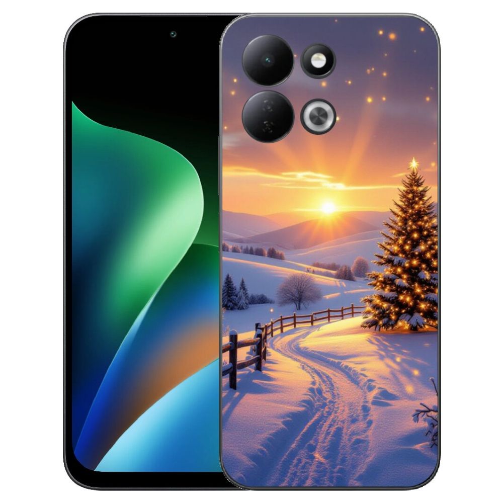Gélový kryt mmCase na Xiaomi Redmi 17 4G/5G - zimná krajina