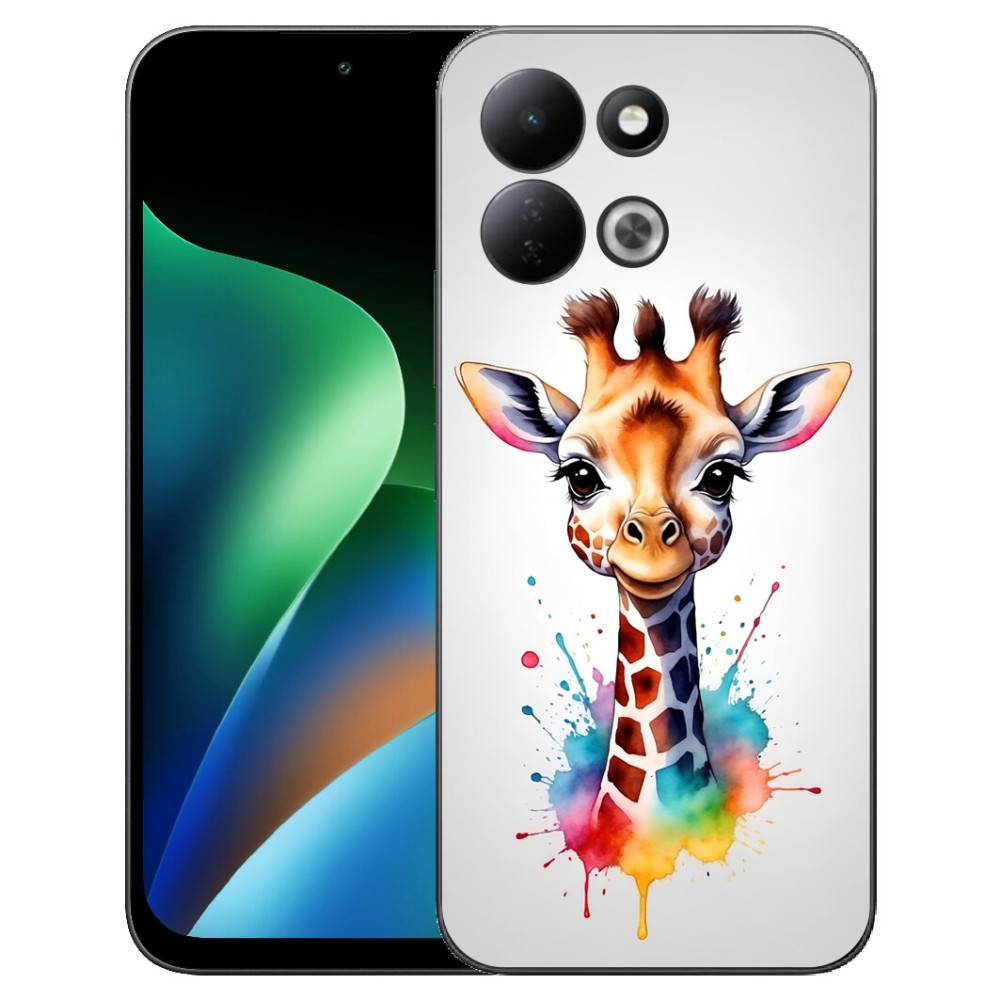 Gélový kryt mmCase na Xiaomi Redmi 17 4G/5G - žirafa 1