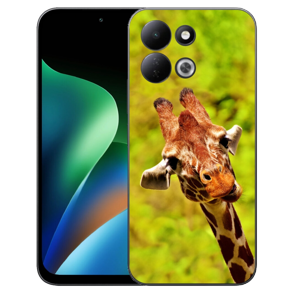 Gélový kryt mmCase na Xiaomi Redmi 17 4G/5G - žirafa