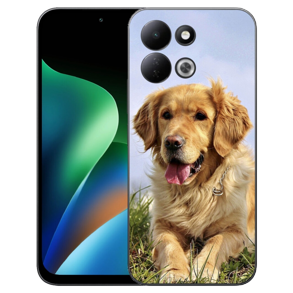 Gélový kryt mmCase na Xiaomi Redmi 17 4G/5G - zlatý retriever