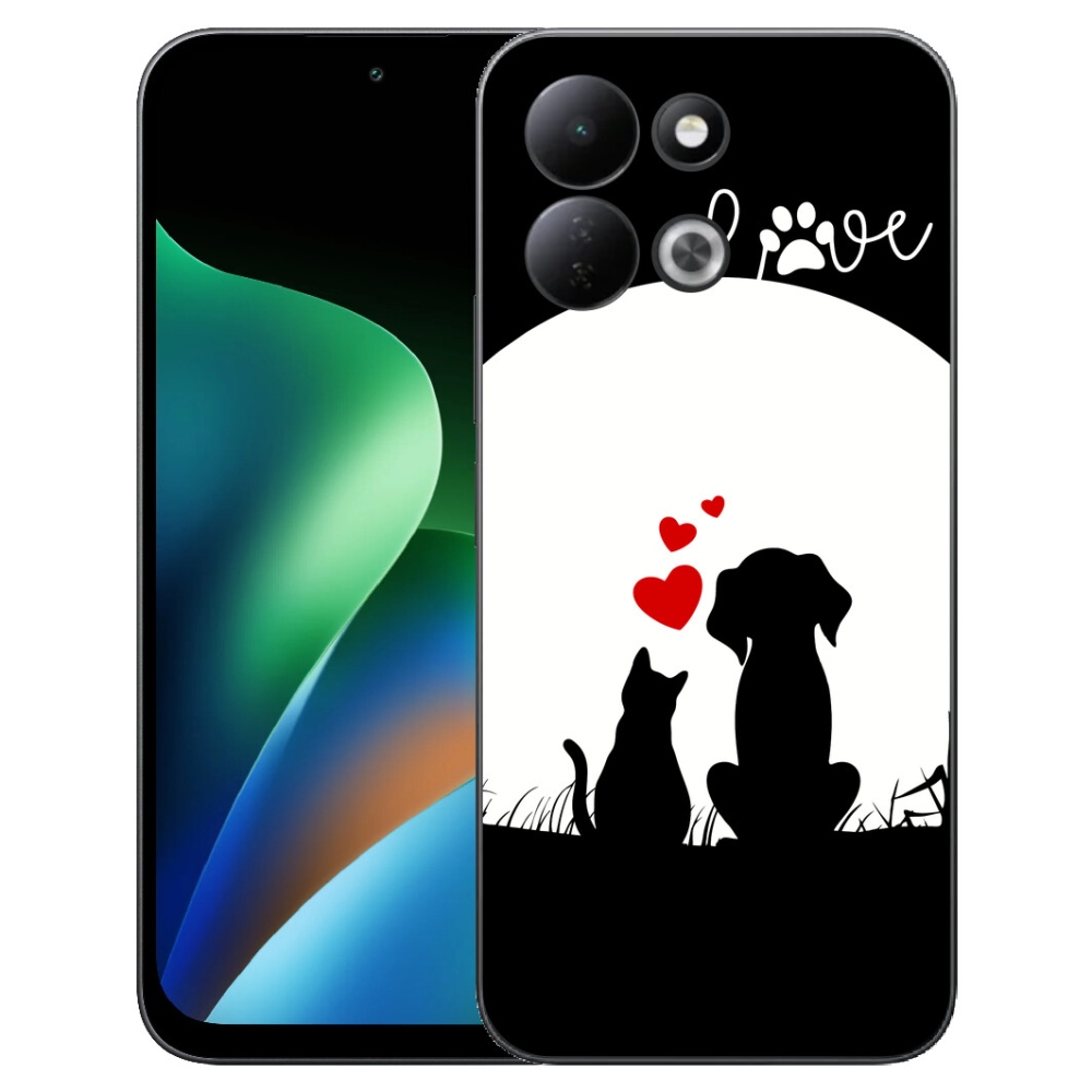 Gélový kryt mmCase na Xiaomi Redmi 17 4G/5G - zvieracia láska