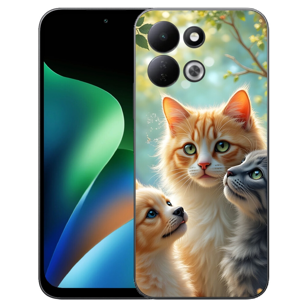 Gélový kryt mmCase na Xiaomi Redmi 17 4G/5G - zvieracie priateľstvo 2