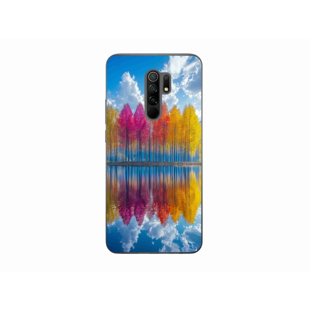 Gélový kryt mmCase na Xiaomi Redmi 9 - farebné stromy