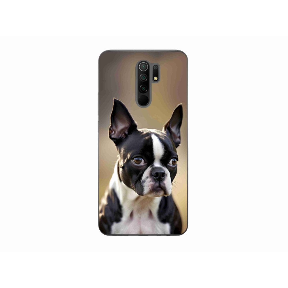 Gélový kryt mmCase na Xiaomi Redmi 9 - bostonský teriér
