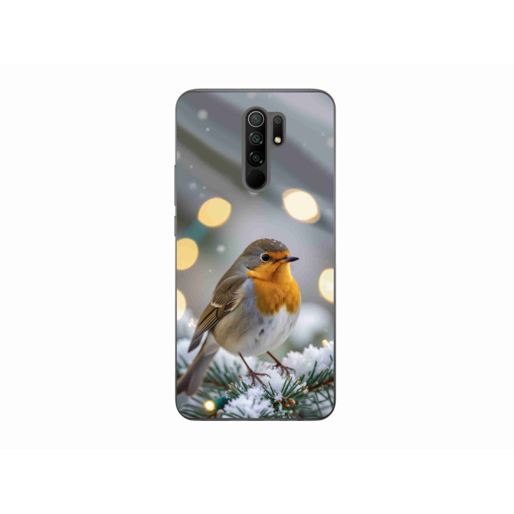 Gélový kryt mmCase na Xiaomi Redmi 9 - červienka v zime