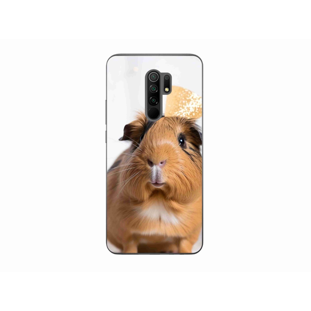 Gélový kryt mmCase na Xiaomi Redmi 9 - hnedé morča