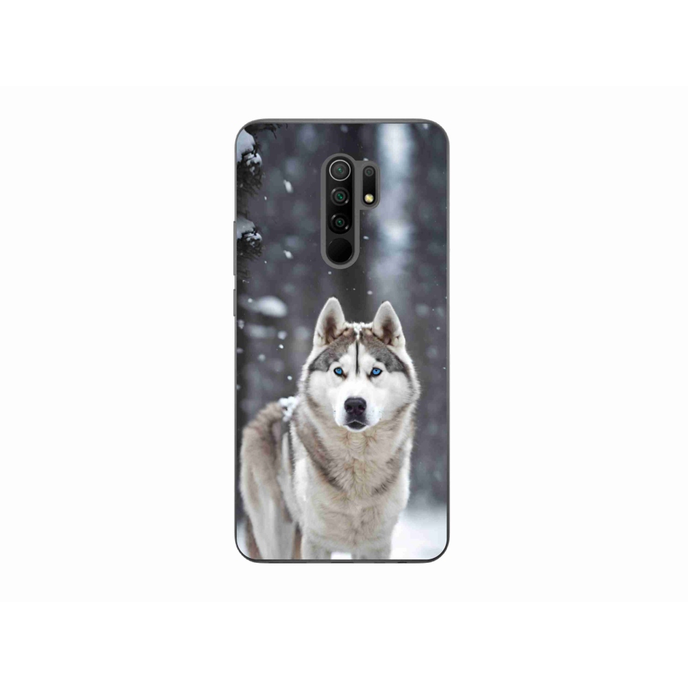 Gélový kryt mmCase na Xiaomi Redmi 9 - husky 2