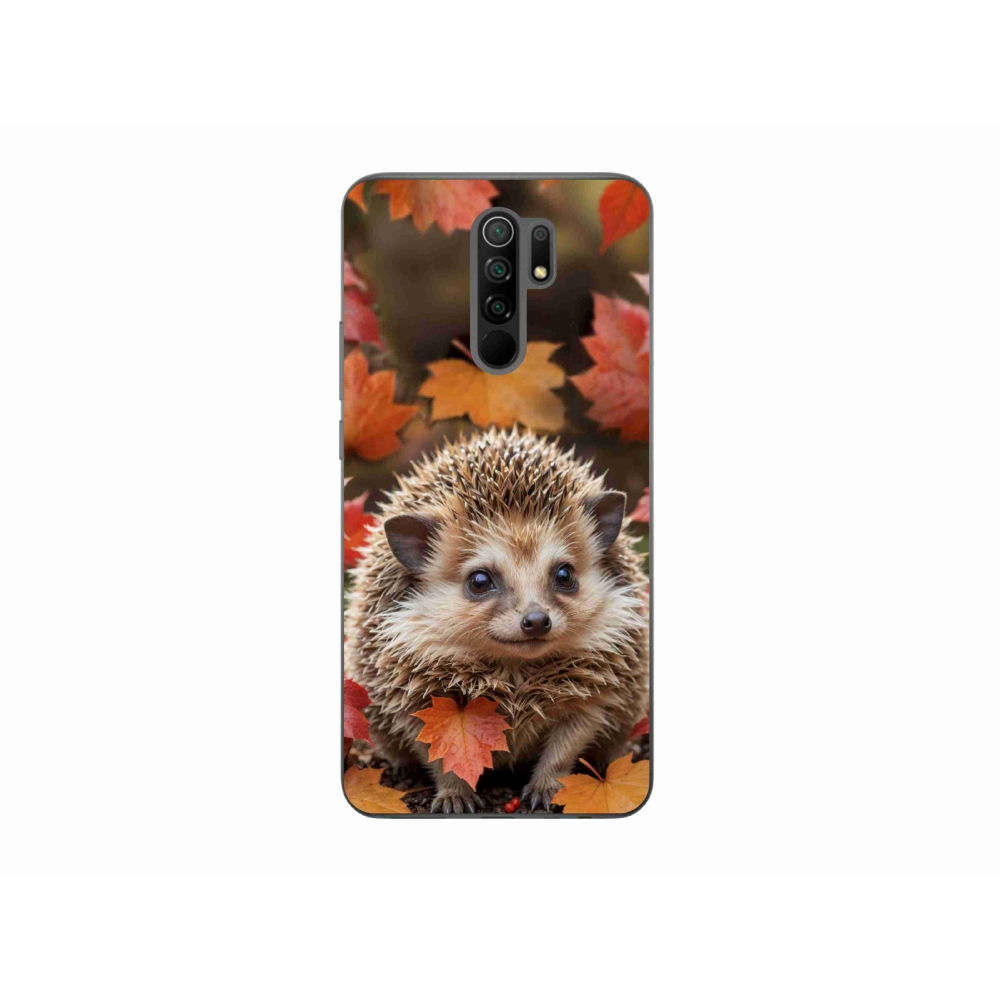Gélový kryt mmCase na Xiaomi Redmi 9 - ježko v lístia