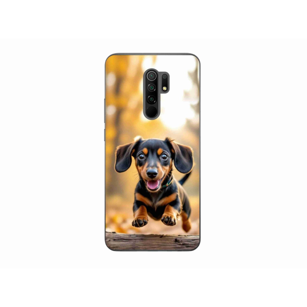 Gélový kryt mmCase na Xiaomi Redmi 9 - jazvečík 2