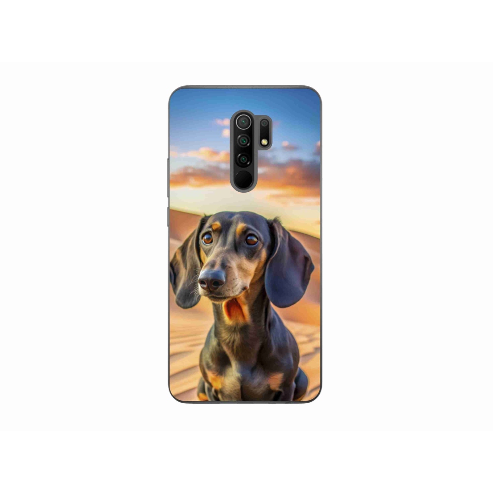 Gélový kryt mmCase na Xiaomi Redmi 9 - jazvečík 3