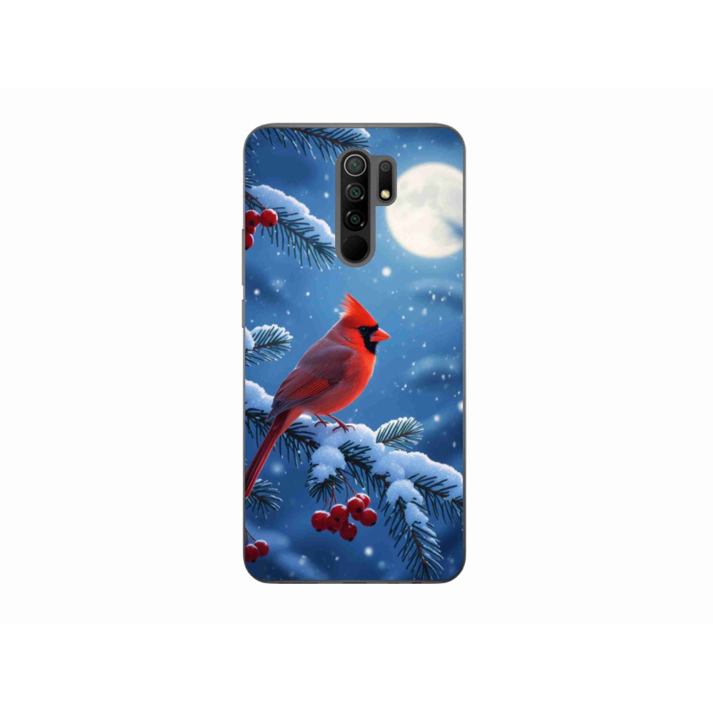 Gélový kryt mmCase na Xiaomi Redmi 9 - kardinál červený