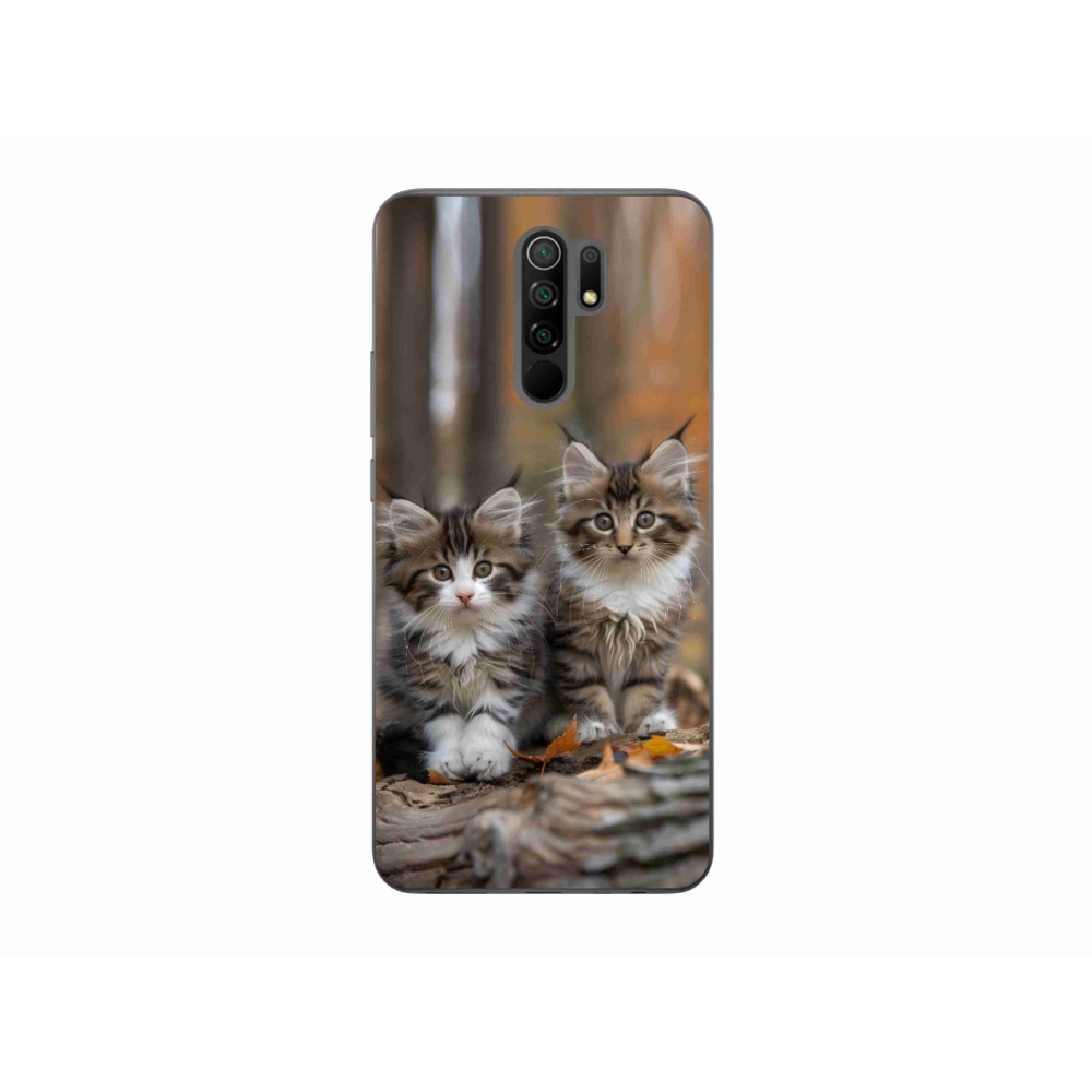 Gélový kryt mmCase na Xiaomi Redmi 9 - mačacie duo 3