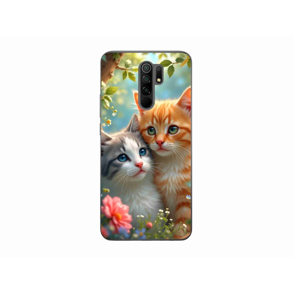 Gélový kryt mmCase na Xiaomi Redmi 9 - mačacia láska 2