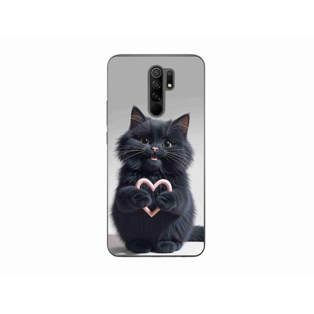 Gélový kryt mmCase na Xiaomi Redmi 9 - mačacia láska 3