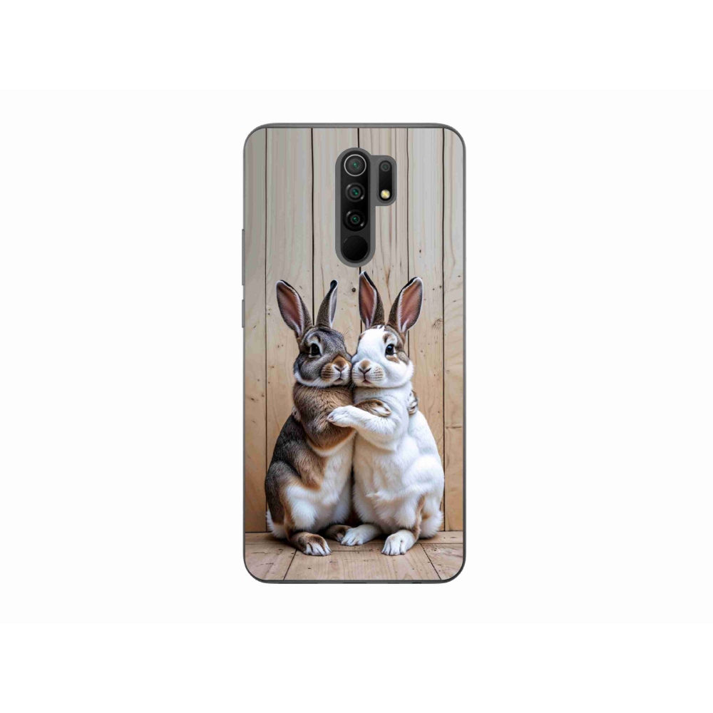 Gélový kryt mmCase na Xiaomi Redmi 9 - králičie pár