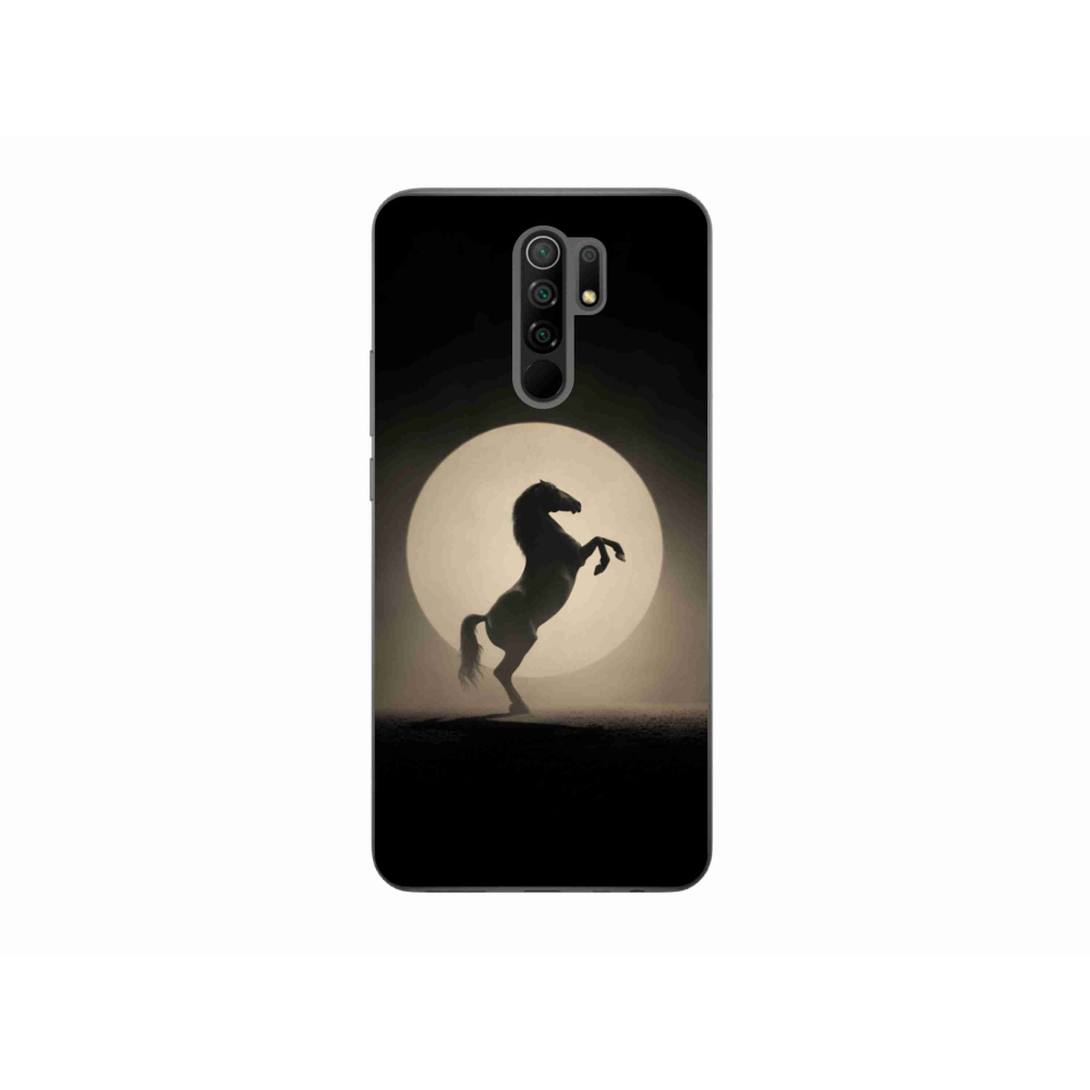 Gélový kryt mmCase na Xiaomi Redmi 9 - kôň v siluete