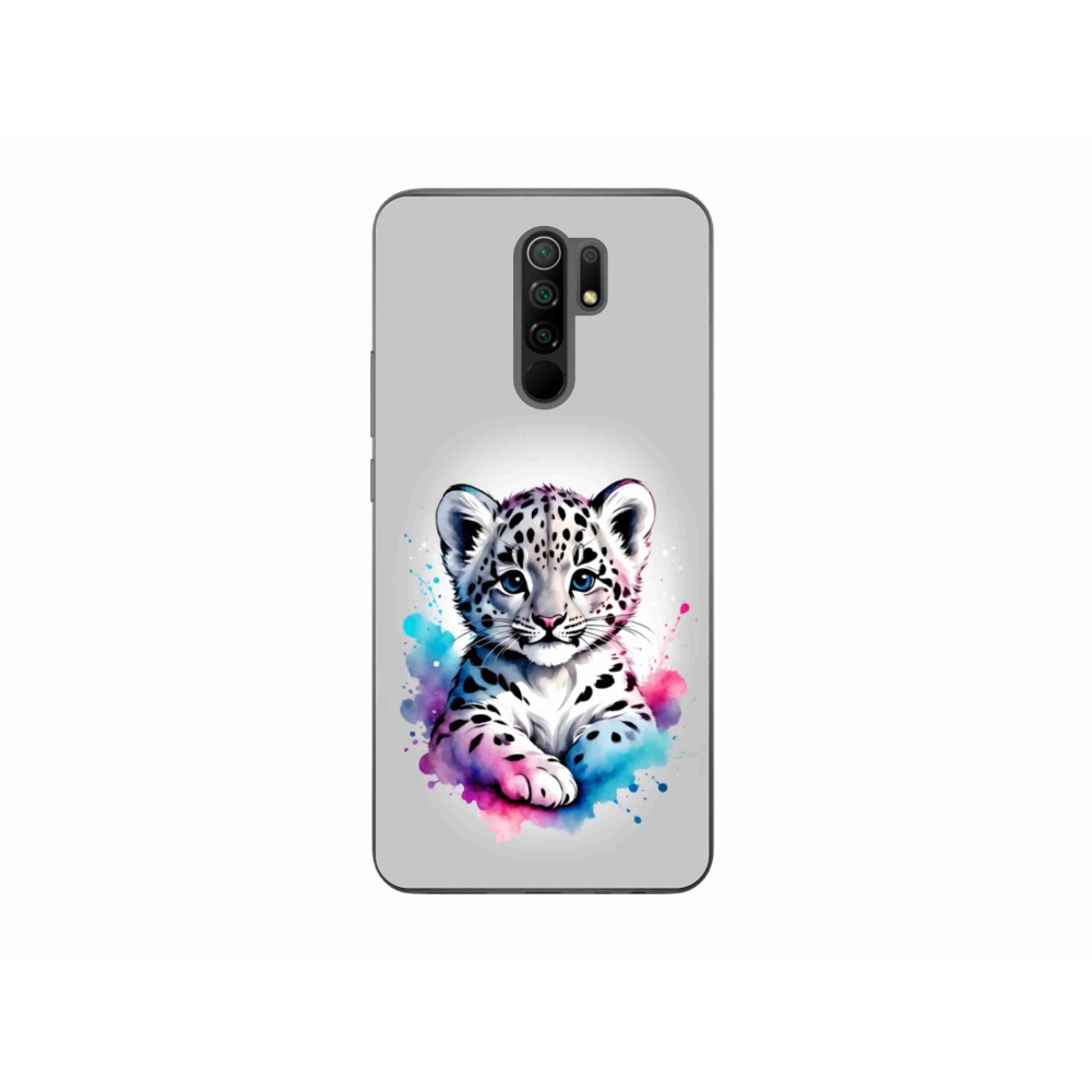 Gélový kryt mmCase na Xiaomi Redmi 9 - leopardej mláďa