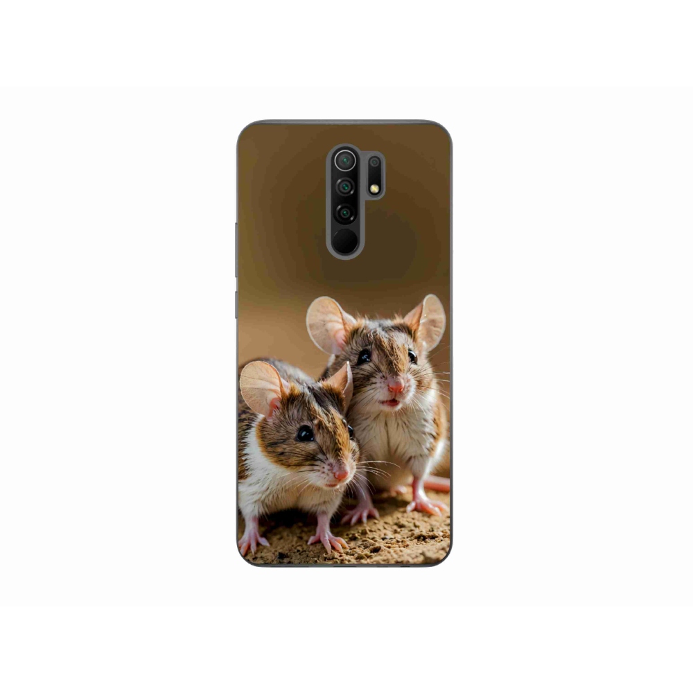 Gélový kryt mmCase na Xiaomi Redmi 9 - myší duo