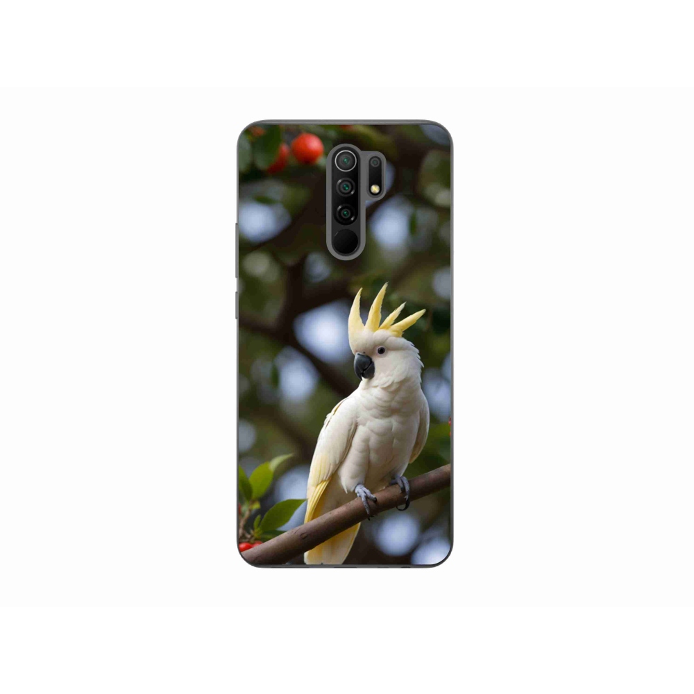 Gélový kryt mmCase na Xiaomi Redmi 9 - papagáj kakadu 3