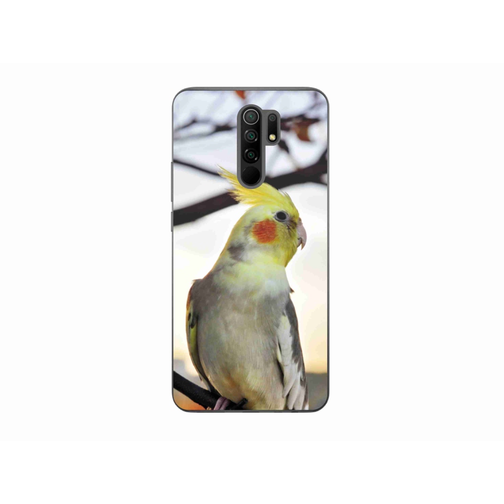 Gélový kryt mmCase na Xiaomi Redmi 9 - papagáj korela