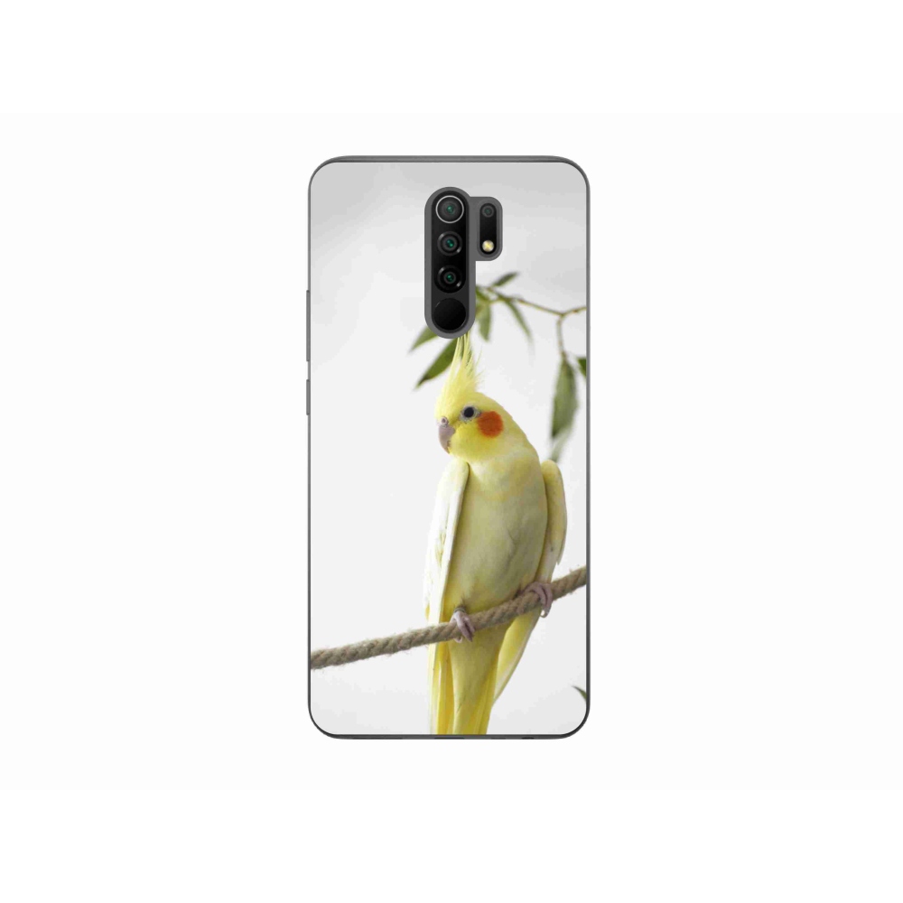 Gélový kryt mmCase na Xiaomi Redmi 9 - papagáj korela chocholatá