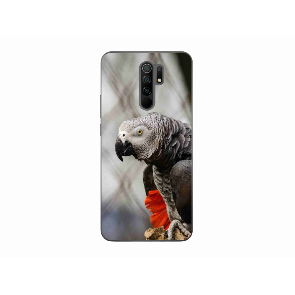 Gélový kryt mmCase na Xiaomi Redmi 9 - papagáj žako 3
