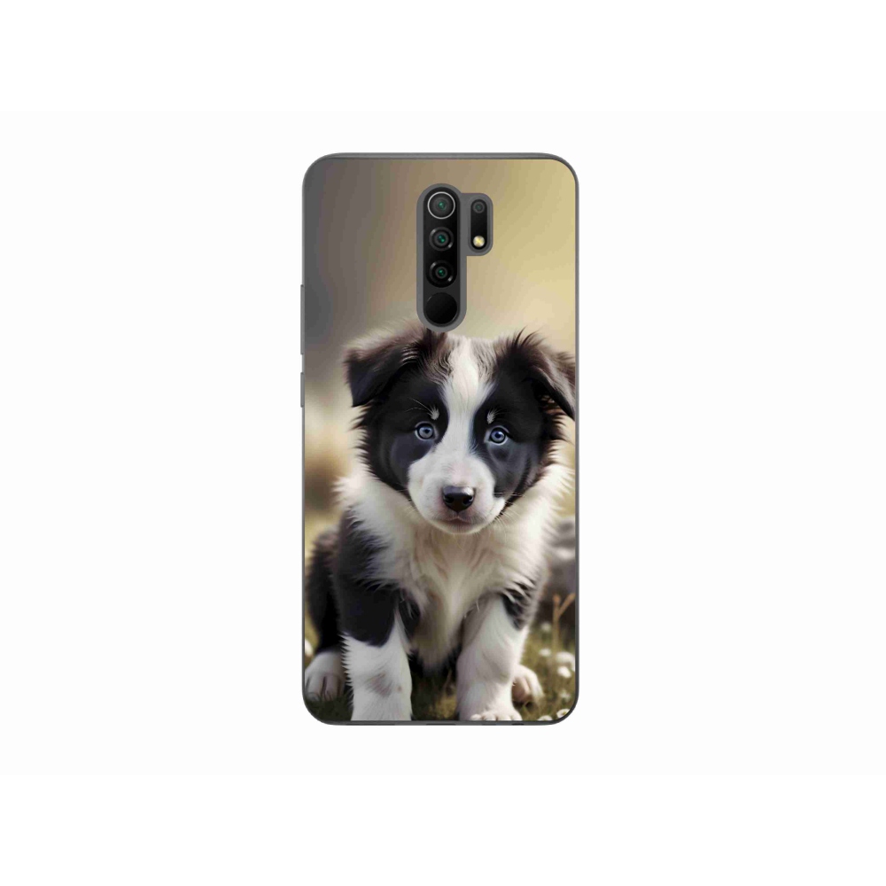 Gélový kryt mmCase na Xiaomi Redmi 9 - roztomilá border kólia