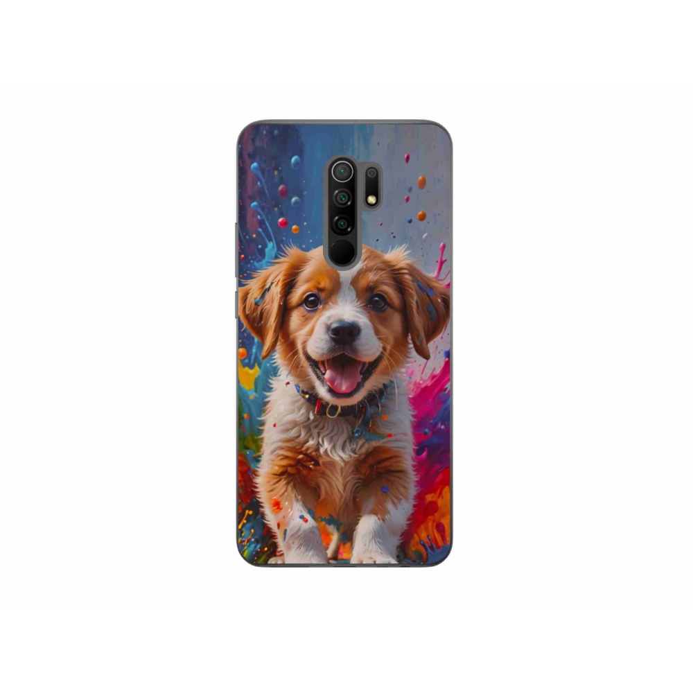 Gélový kryt mmCase na Xiaomi Redmi 9 - roztomilé šteňa 3