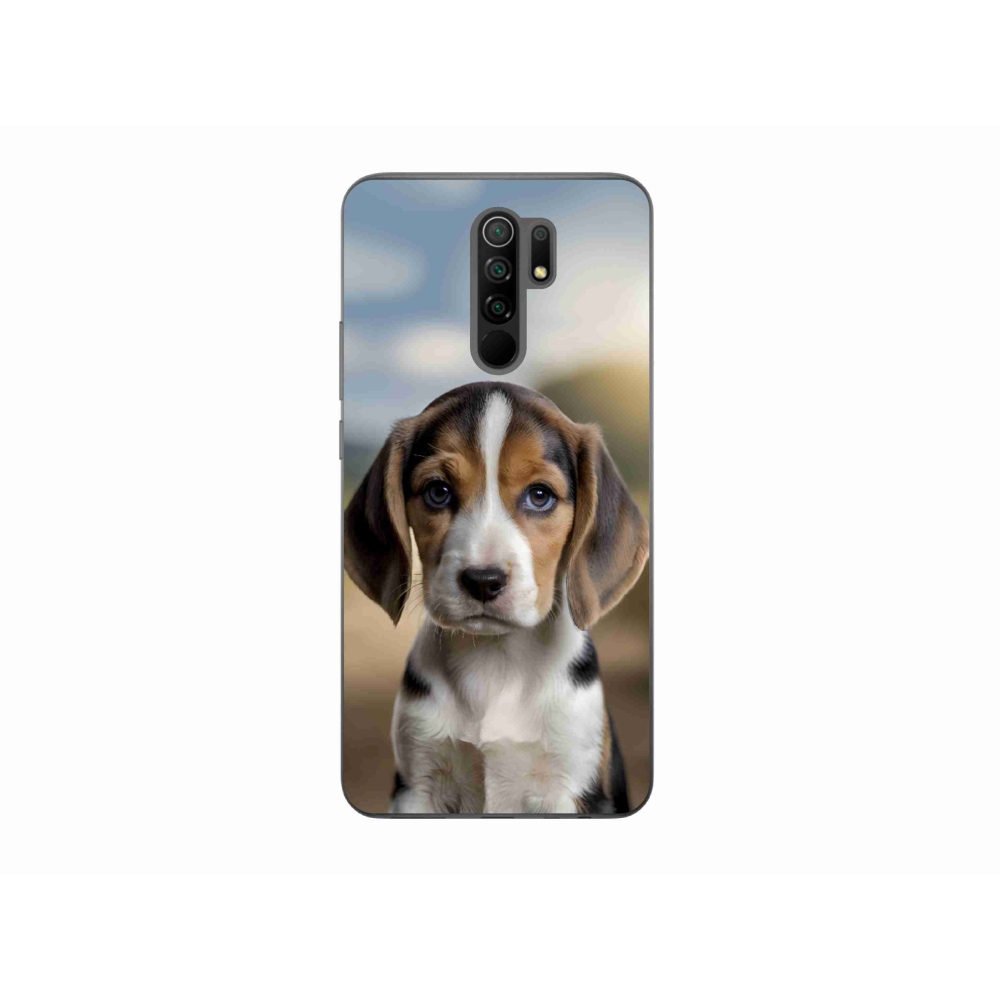 Gélový kryt mmCase na Xiaomi Redmi 9 - roztomilý bígl