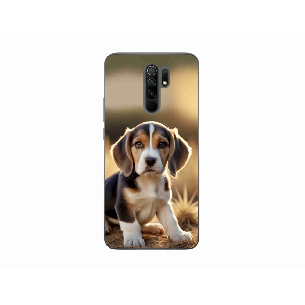Gélový kryt mmCase na Xiaomi Redmi 9 - roztomilý bígl