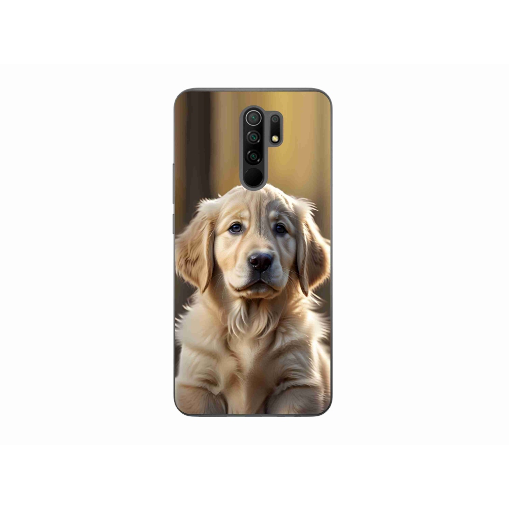 Gélový kryt mmCase na Xiaomi Redmi 9 - roztomilý zlatý retriever