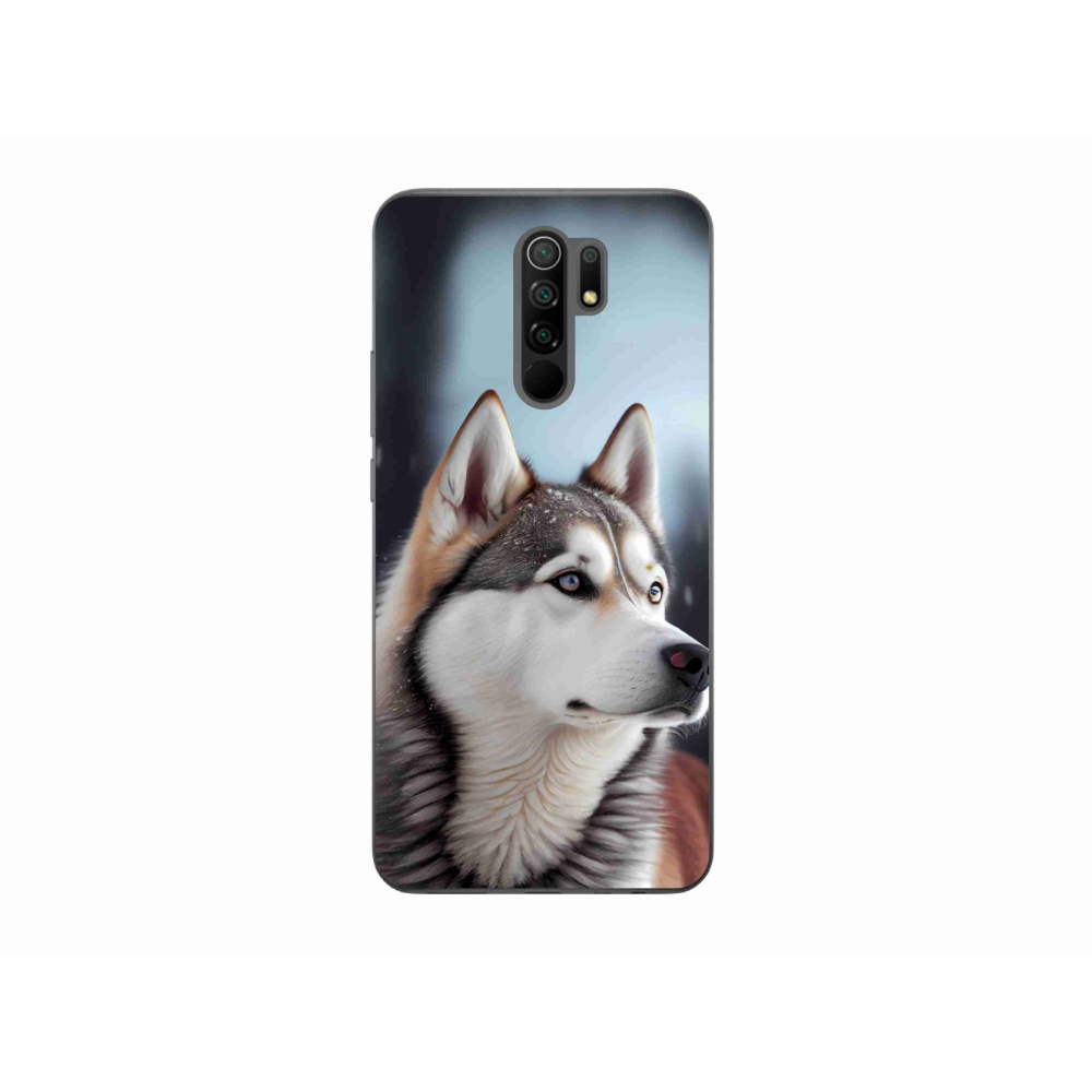Gélový kryt mmCase na Xiaomi Redmi 9 - sibírsky husky
