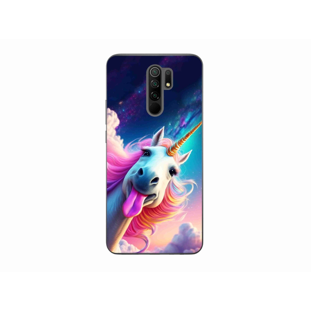 Gélový kryt mmCase na Xiaomi Redmi 9 - šialený jednorožec