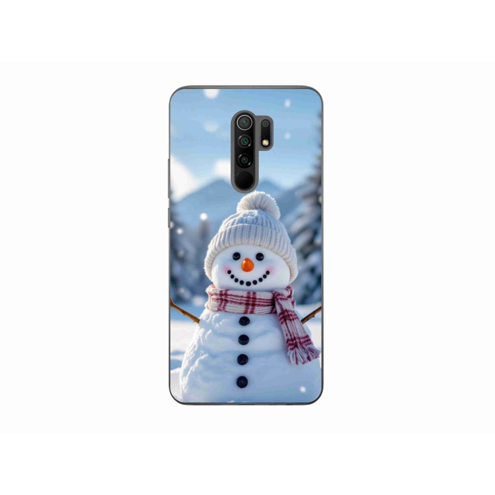 Gélový kryt mmCase na Xiaomi Redmi 9 - snehuliak 3