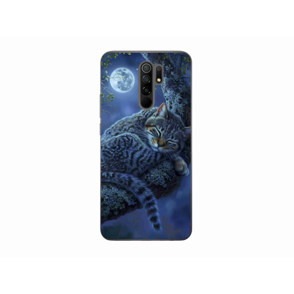 Gélový kryt mmCase na Xiaomi Redmi 9 - spiaca mačka