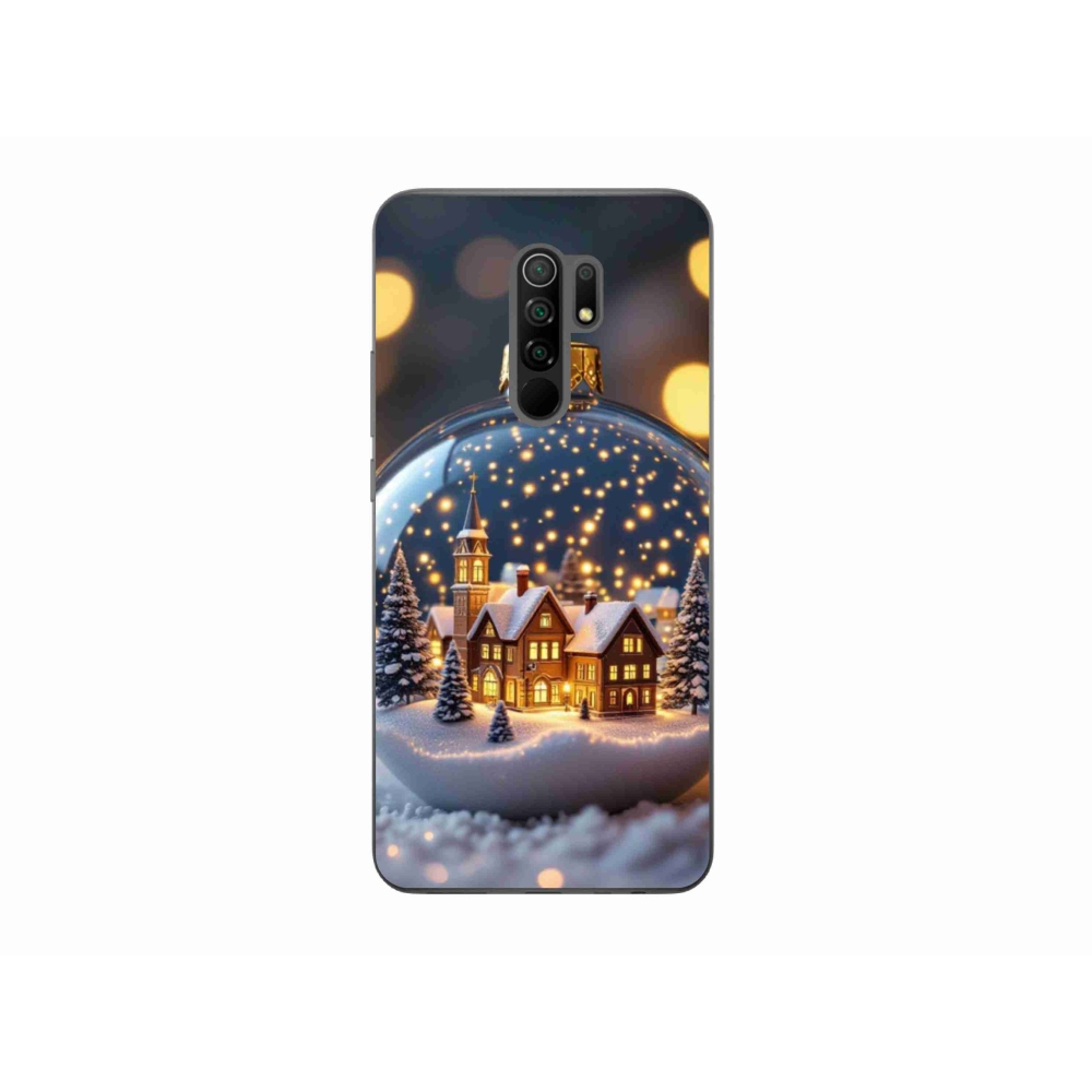 Gélový kryt mmCase na Xiaomi Redmi 9 - vianočné gule 4