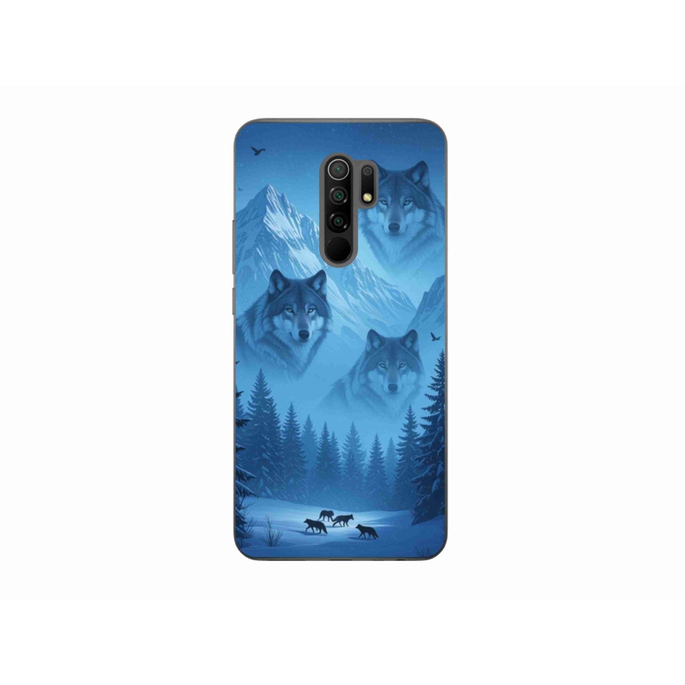 Gélový kryt mmCase na Xiaomi Redmi 9 - vlčia svorka
