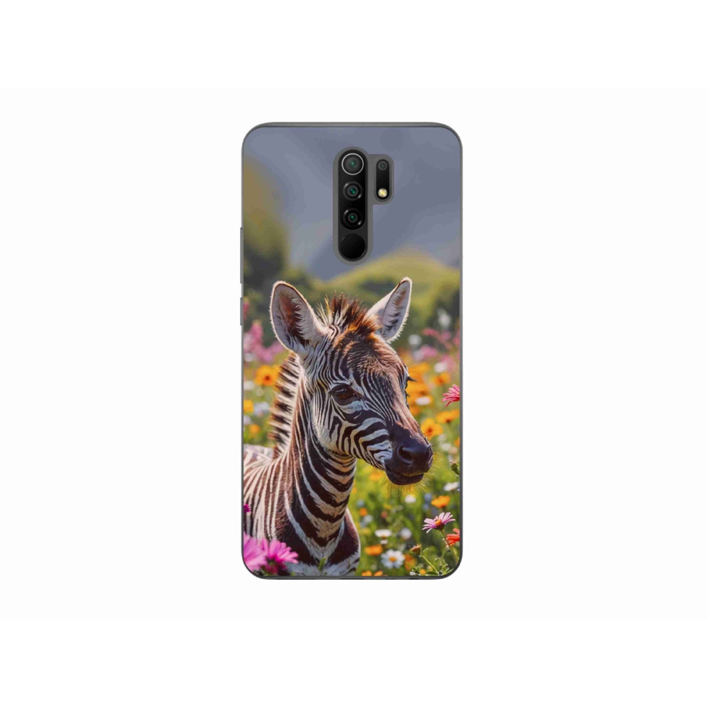 Gélový kryt mmCase na Xiaomi Redmi 9 - zebra na lúke
