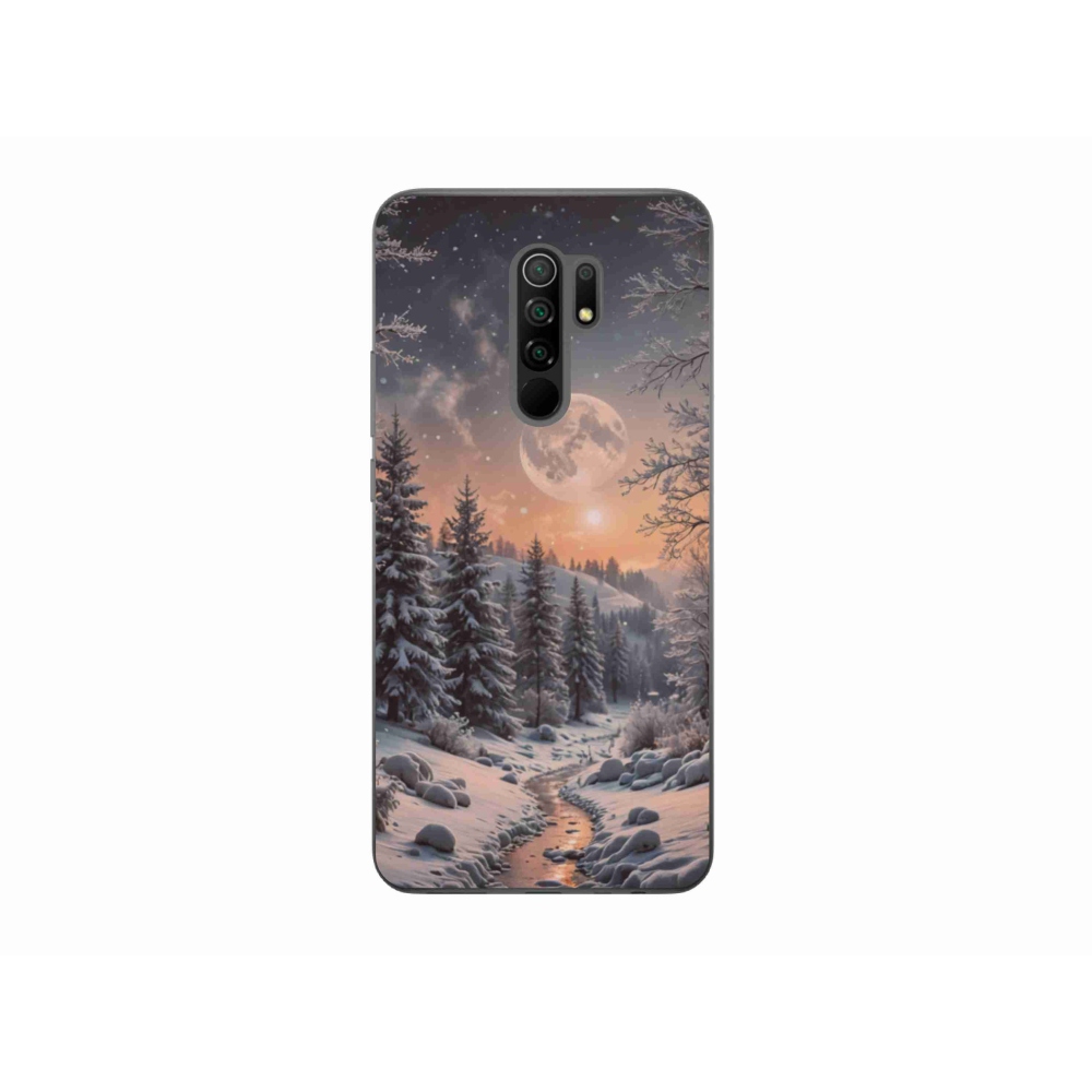 Gélový kryt mmCase na Xiaomi Redmi 9 - zimná krajina 2