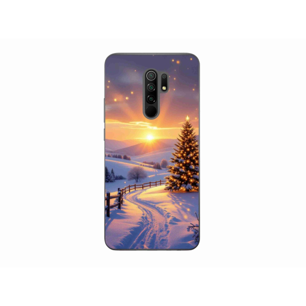 Gélový kryt mmCase na Xiaomi Redmi 9 - zimná krajina
