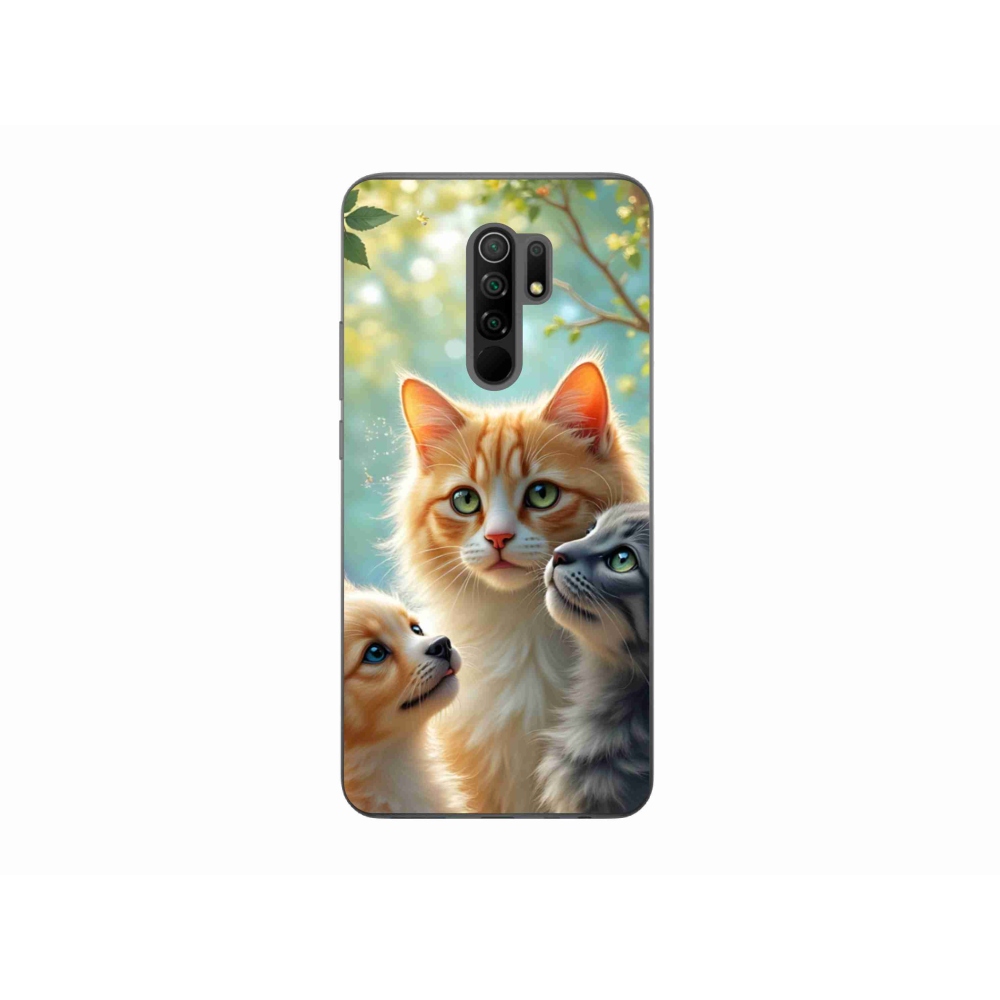 Gélový kryt mmCase na Xiaomi Redmi 9 - zvieracie priateľstvo 2