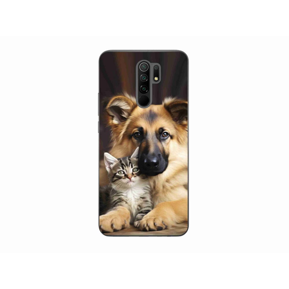 Gélový kryt mmCase na Xiaomi Redmi 9 - zvieracie priateľstvo