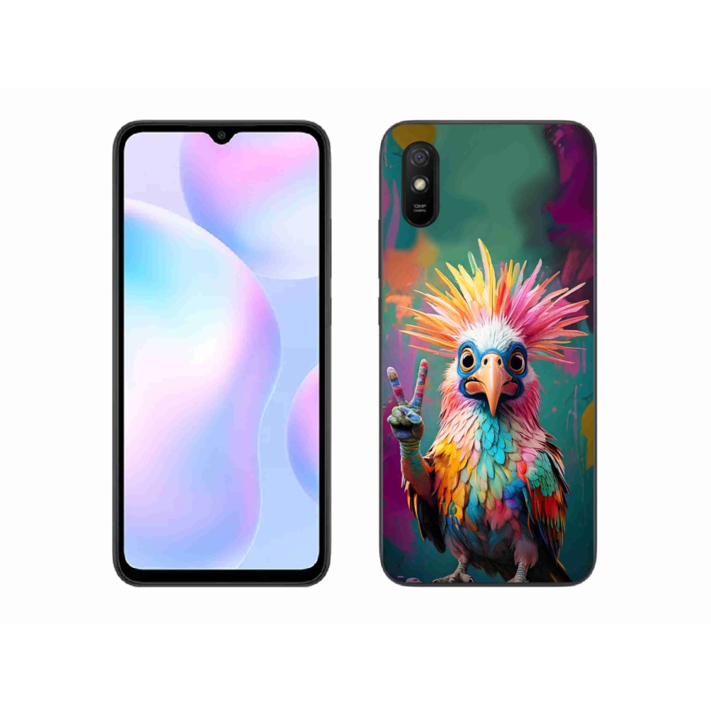 Gélový kryt mmCase na Xiaomi Redmi 9A - farebný rebel