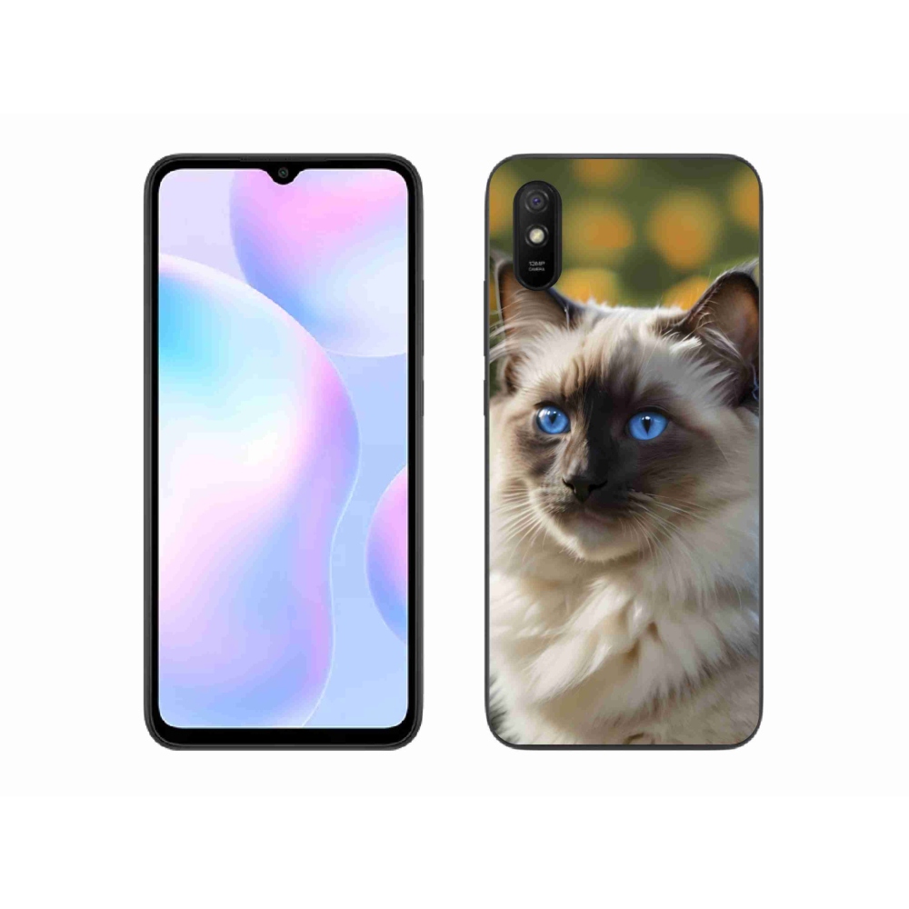 Gélový kryt mmCase na Xiaomi Redmi 9A - biely ragdoll