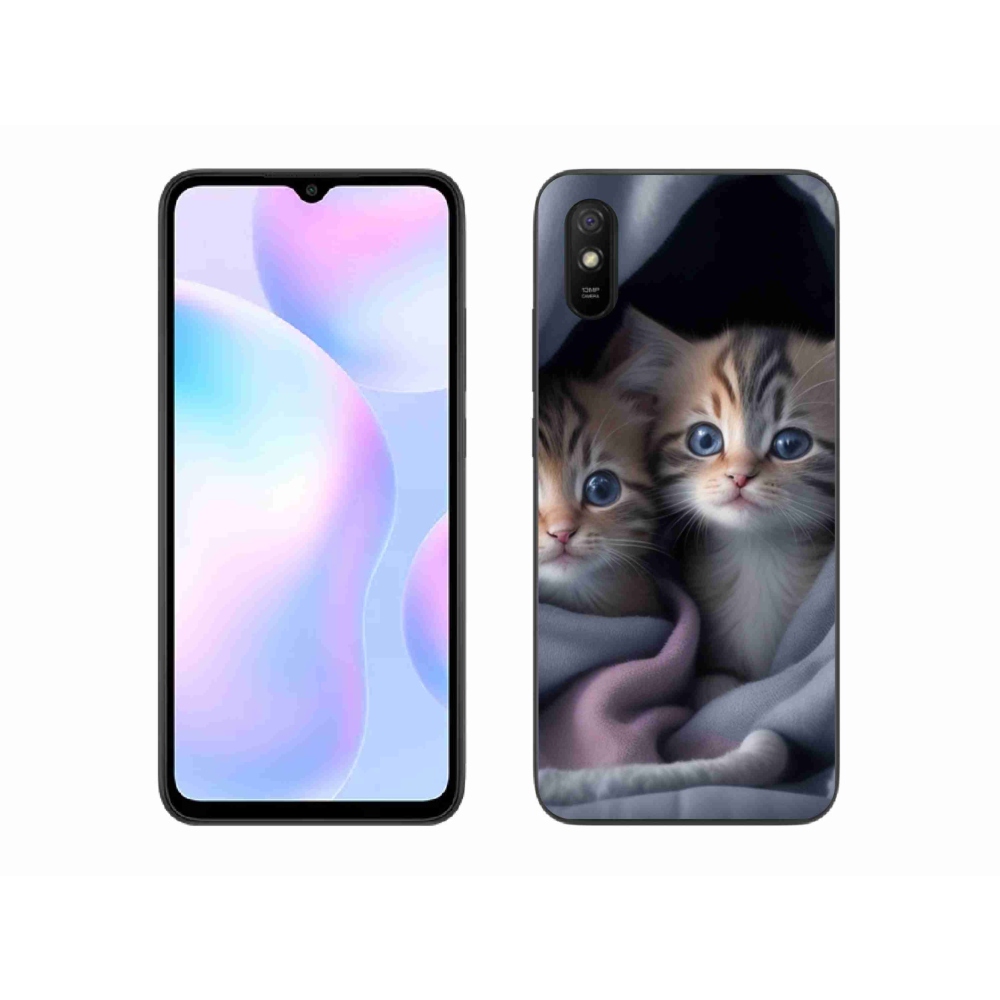 Gélový kryt mmCase na Xiaomi Redmi 9A - mačacie duo 2