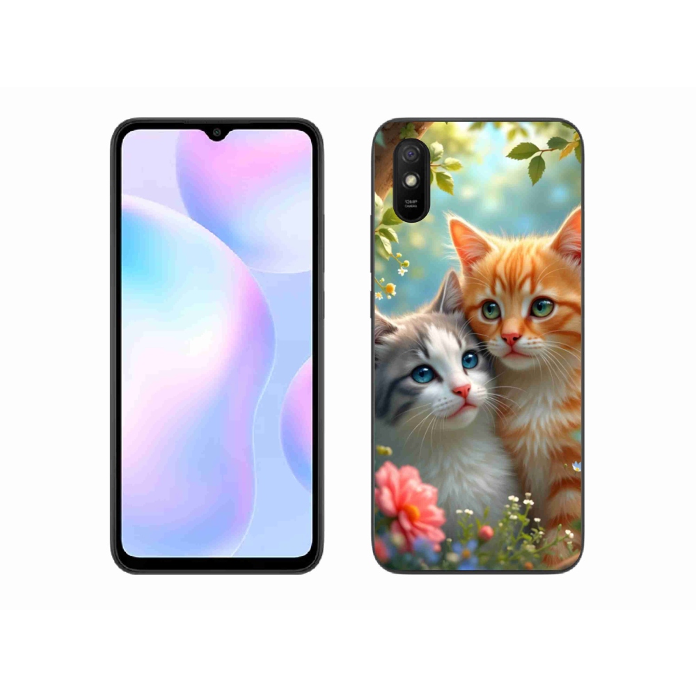 Gélový kryt mmCase na Xiaomi Redmi 9A - mačacia láska 2