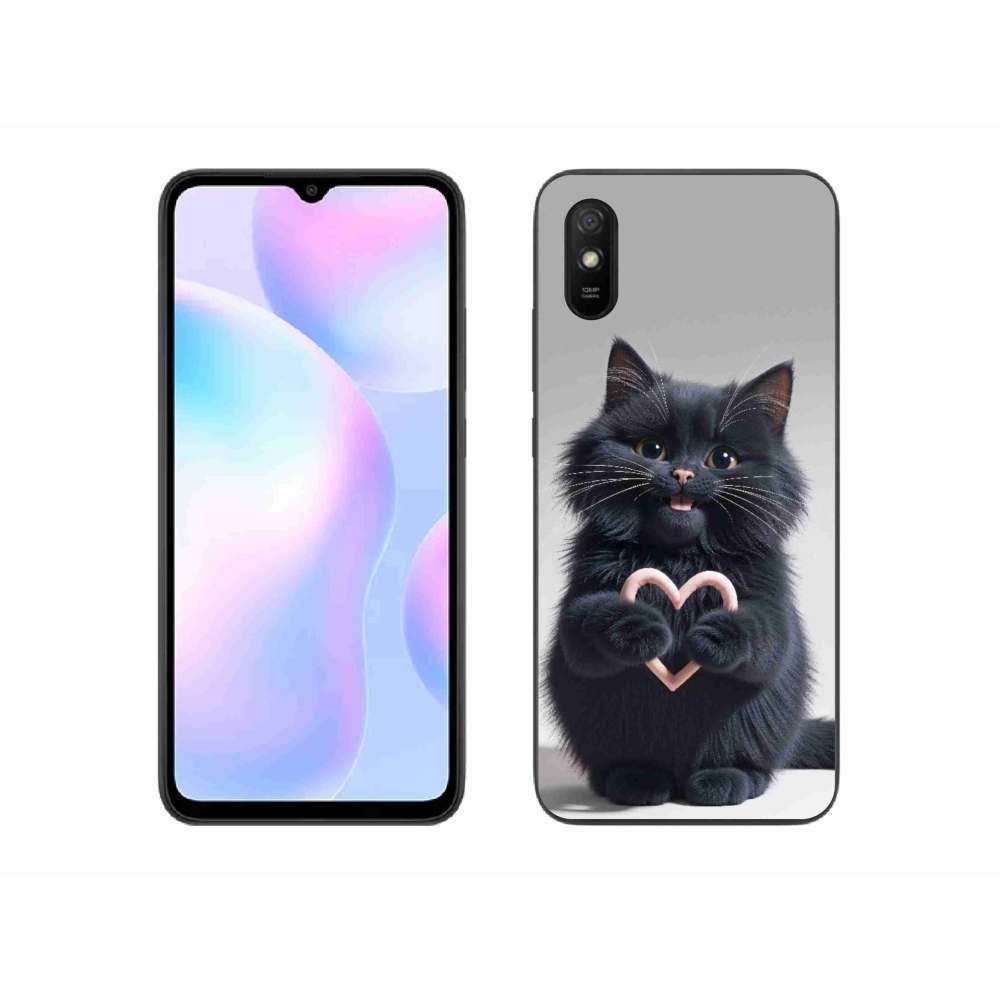 Gélový kryt mmCase na Xiaomi Redmi 9A - mačacia láska 3