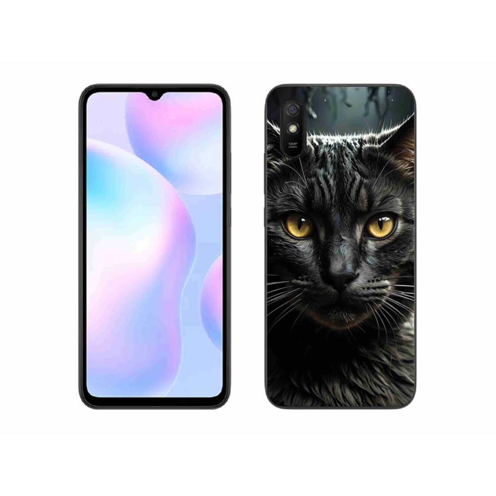 Gélový kryt mmCase na Xiaomi Redmi 9A - mačacie pohľad 3