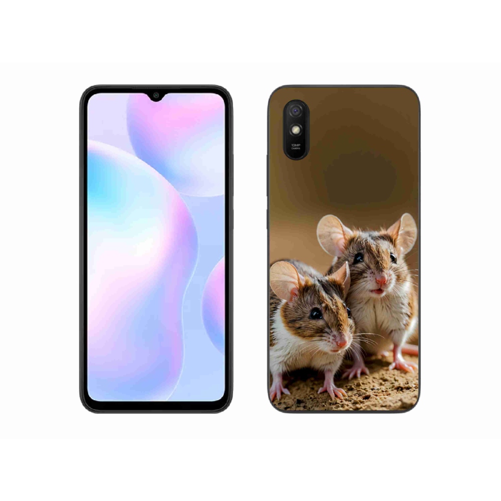 Gélový kryt mmCase na Xiaomi Redmi 9A - myší duo
