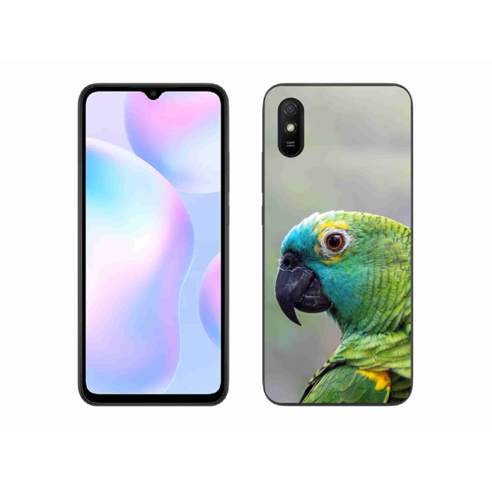 Gélový kryt mmCase na Xiaomi Redmi 9A - papagáj amazoňan
